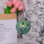 Transparent glass ornament showcasing hand-crafted quality and clarity