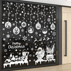 Festive Christmas tree design static sticker with charming holiday elements
