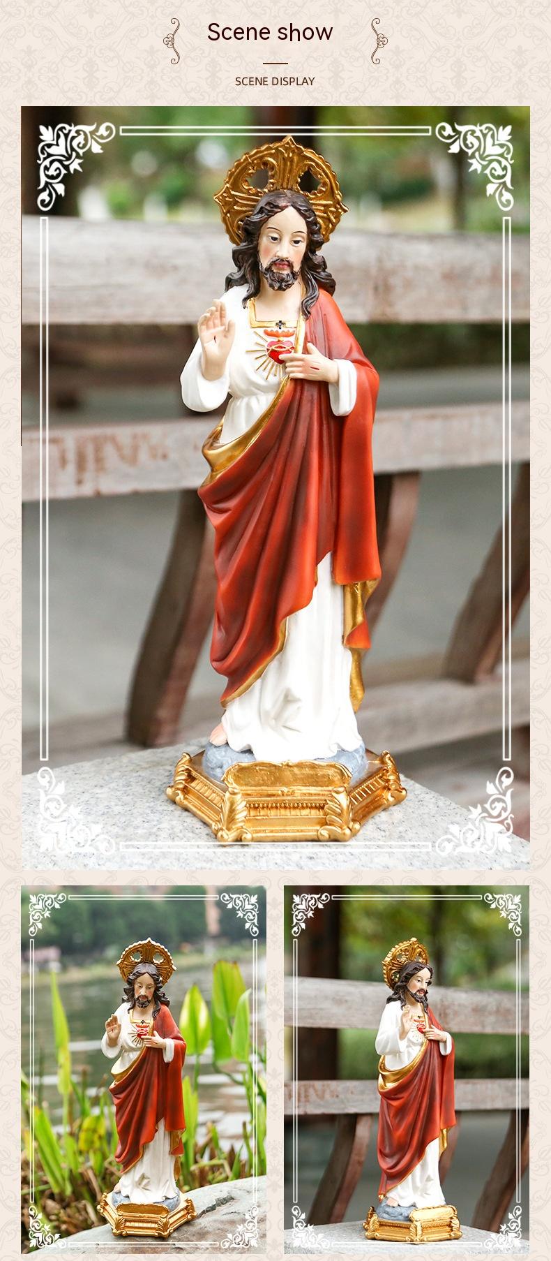 Jesus Christ decorative statue for shelf display