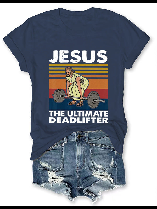 Jesus Printed Women's T-Shirt yellow color variant