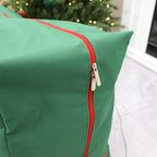 Green medium storage bag viewed from top angle