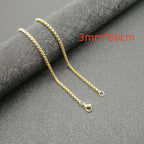 Gilded Jesus cross necklace suitable for men and women