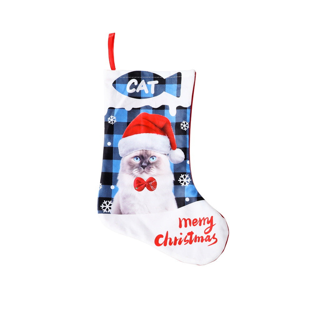 Plaid Pet Christmas Decoration - Christian Home Decor