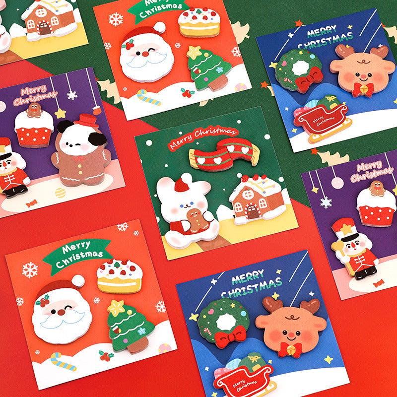 Christmas doll sticky notes set for gift-giving and everyday use
