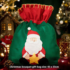 Christmas Eve gift bag featuring a festive Christmas tree design