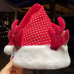 Sequins Christmas plush decoration hat with sparkling holiday design