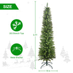 Green Christmas tree product image showing overall shape and fullness