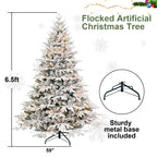 Automatic folding Christmas tree being set up