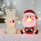 Wooden Christmas ornament close-up finish