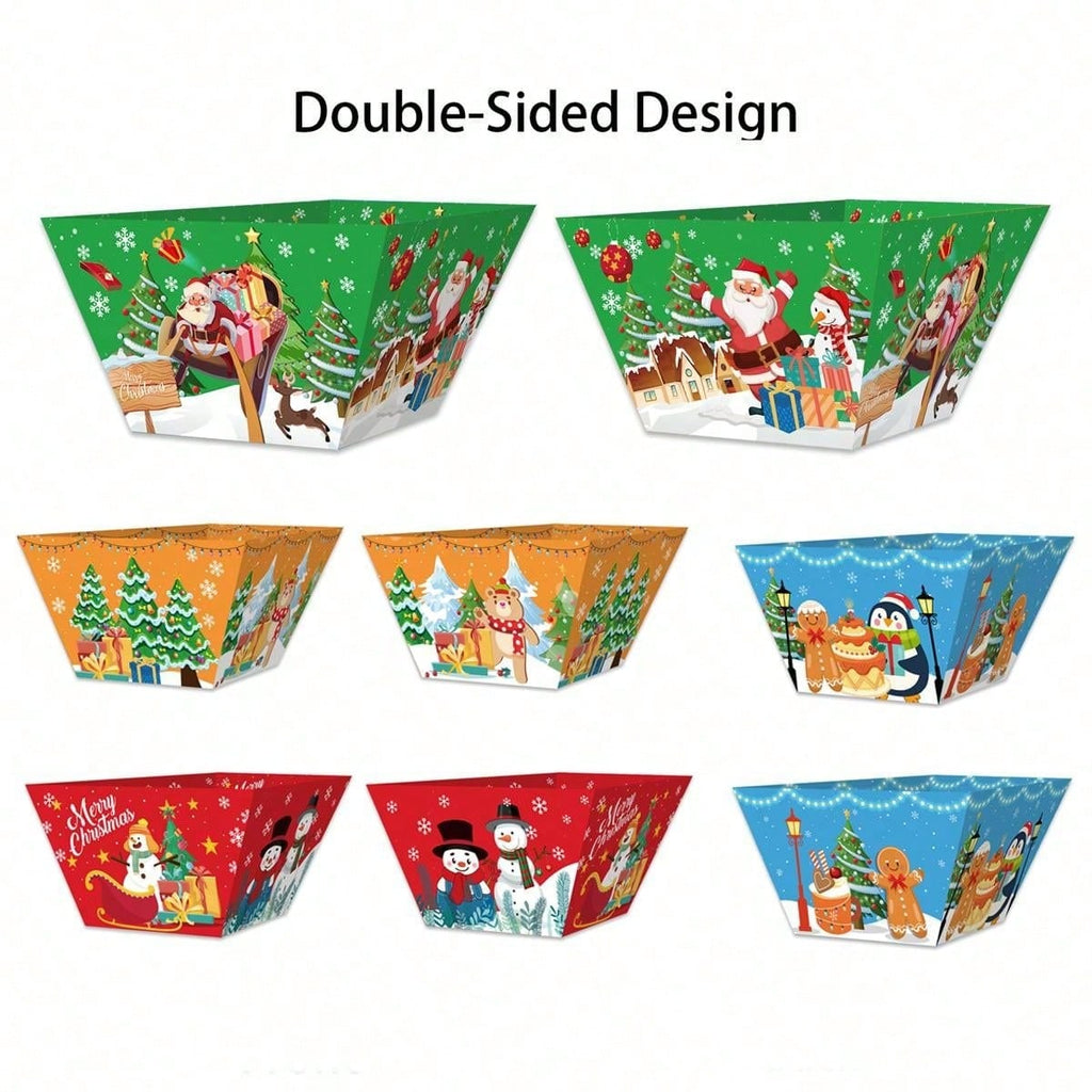 Festive disposable trays featuring gingerbread man design