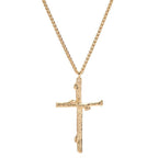 Men's fashion jewelry cross pendant in multiple colors