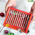 Christmas Candy Gift Box - Lollipop Marshmallow Candy Cane Set - Christian Home Decor