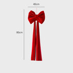 Velvet Christmas Bow Decoration - Christian Home Decor