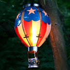 Solar outdoor lantern with ripple design for Christmas atmosphere