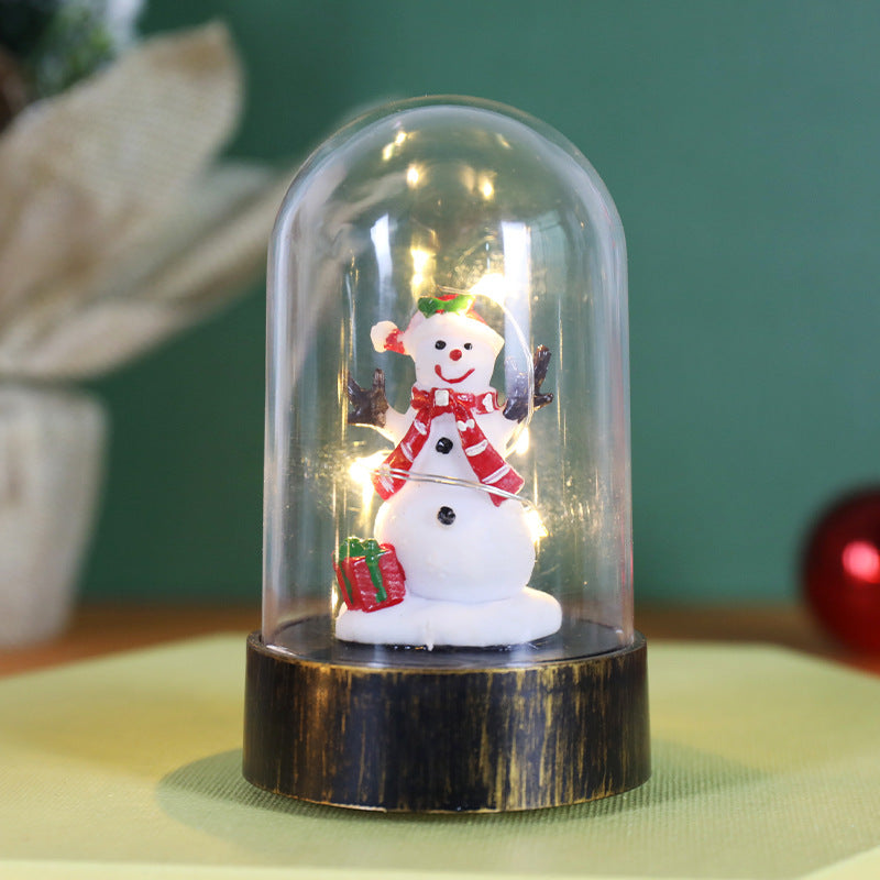 Santa Claus cartoon small night lamp holiday ornament