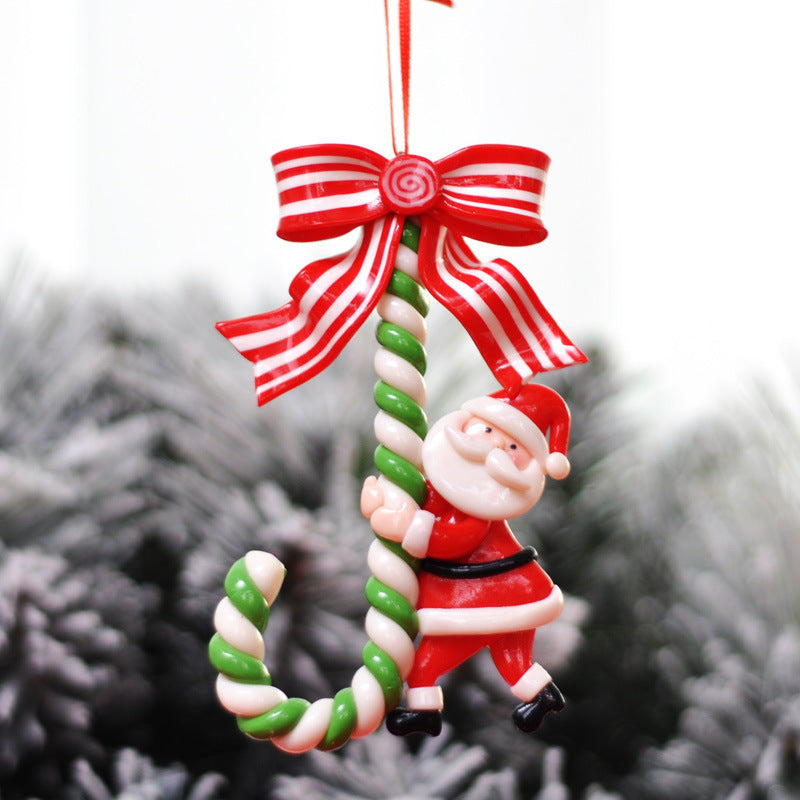 Deer Christmas ornament with elegant holiday design