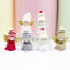 White plush angel Christmas pendant ornament with faith symbolism