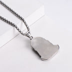 Christian devotional jewelry in stainless steel
