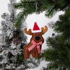 Faith-inspired reindeer Christmas decorations for holiday gift giving