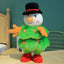 Musical Christmas deer plush toy decoration