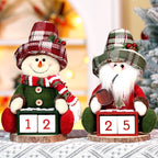 Quaint old man doll figure made of wood and cloth for holiday scenes