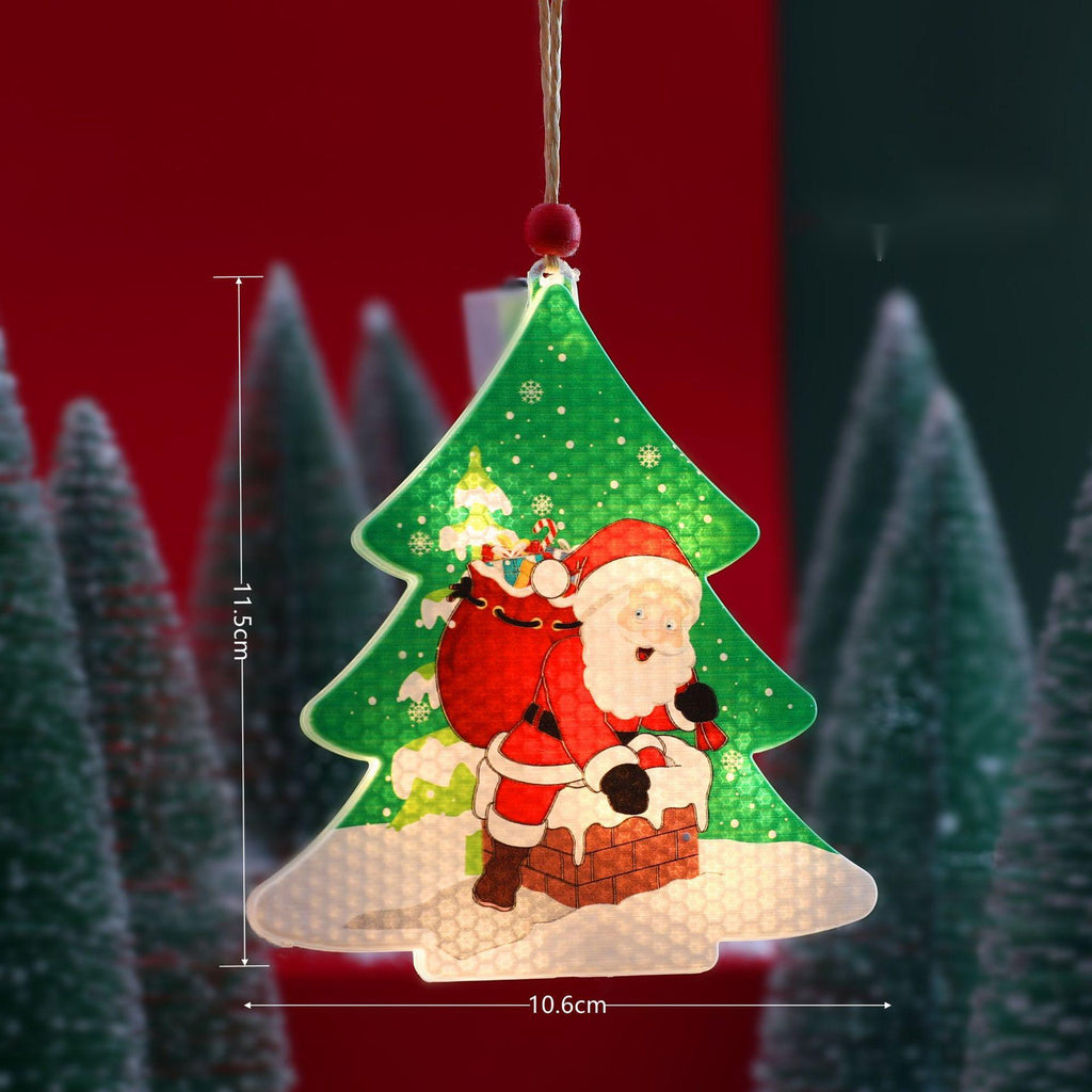 Snowman LED light ornament for Christmas holiday celebration