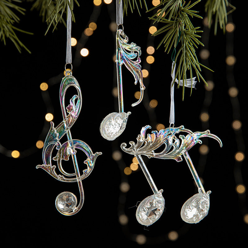 Colorful Christmas Acrylic Hanging Decorations - Christian Home Decor Secondary image