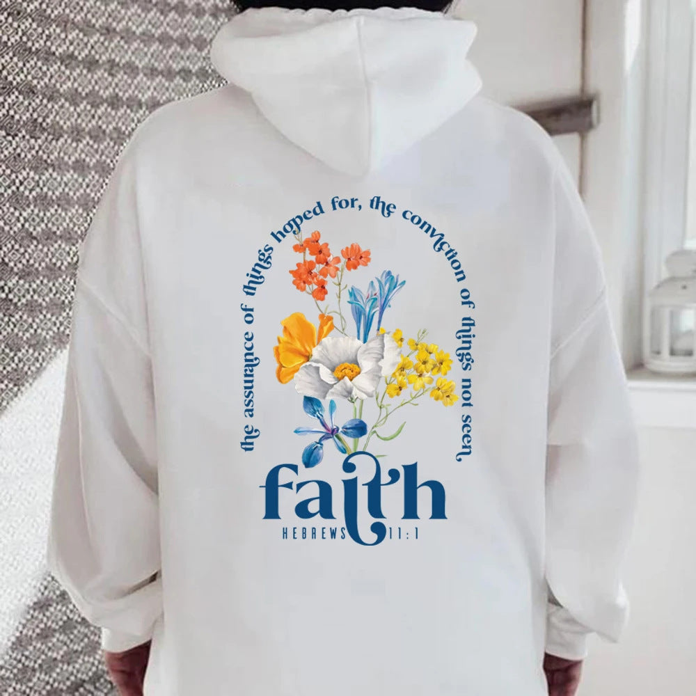 Christian pullover hoodie for women in khaki color