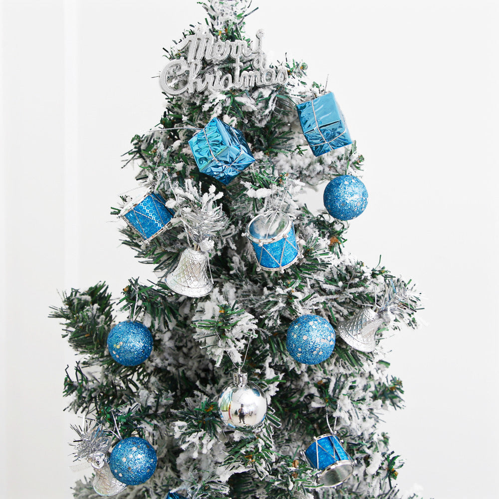 Lightweight foam Christmas pendant featuring faith inspired design
