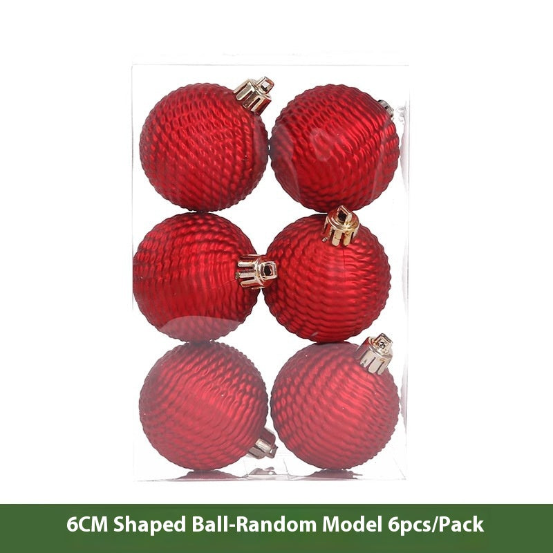 Red Electroplated Christmas Ornament Balls - 12 Pack Festive Tree Decorations - Christian Jewelry