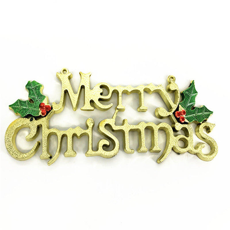 Christmas letter pendant with European and American holiday styling