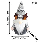 Quirky Christmas deer decoration with pointed hat captures whimsical seasonal spirit
