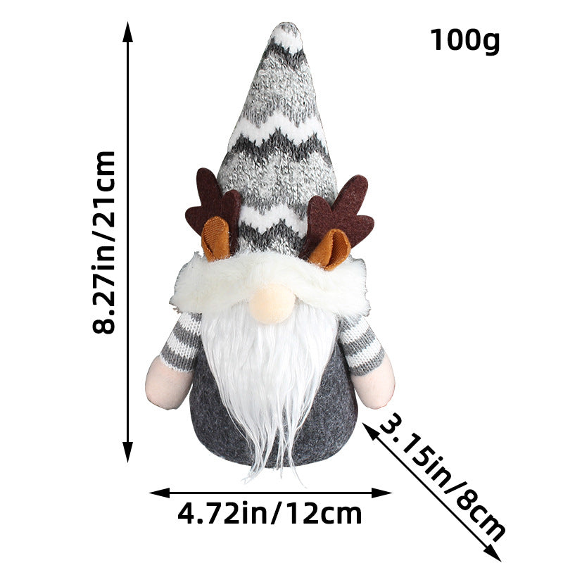 Quirky Christmas deer decoration with pointed hat captures whimsical seasonal spirit