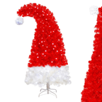 Illuminated Christmas tree displayed in a warm seasonal setting